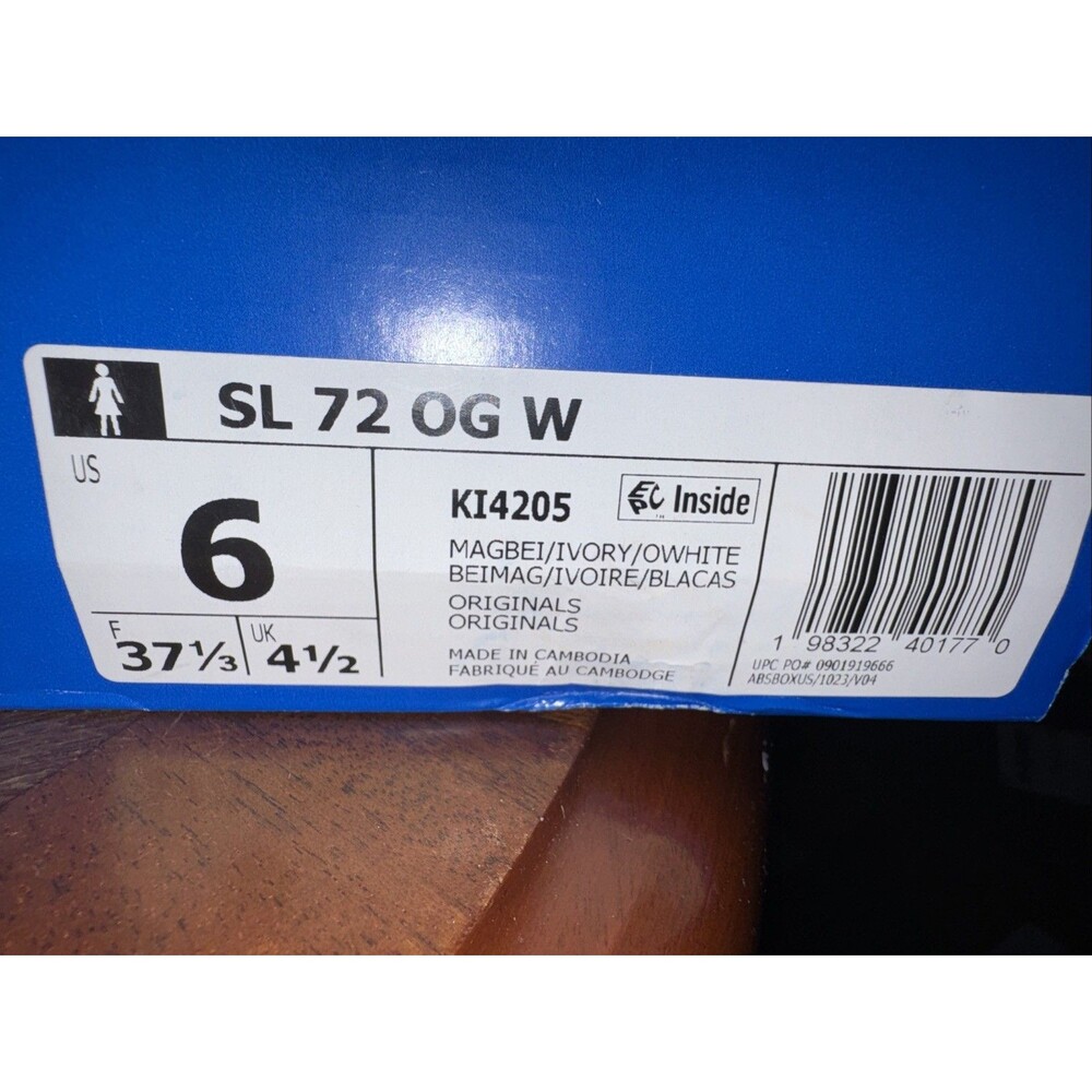 Women’s Size 6 adidas SL 72 OG Leopard Print KI4205 NIB - Picture 7 of 7